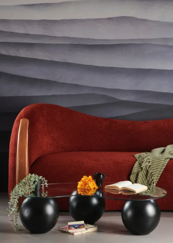 3 Toplu Camlı Masif Sehpa | Temperli Fasulye Camlı El İşçiliği Özel Tasarım - Görsel 3