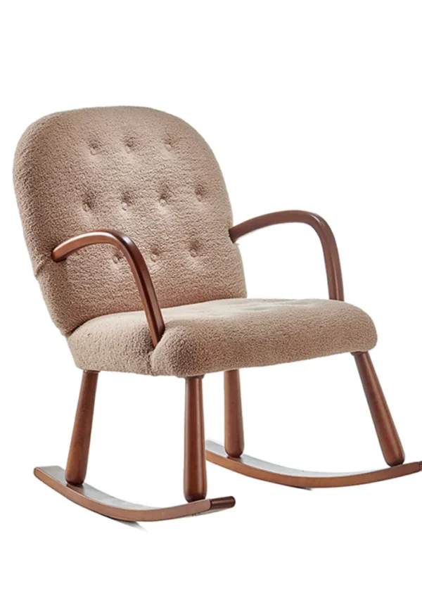 Peluş Yumuşaklığında Sallanan Anne Bebek Koltuğu | Puf Dahil - Görsel 2